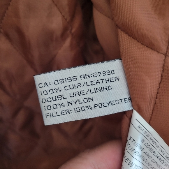 Vintage | ADA 100% Leather Sueve Jacket - Picture 6 of 6